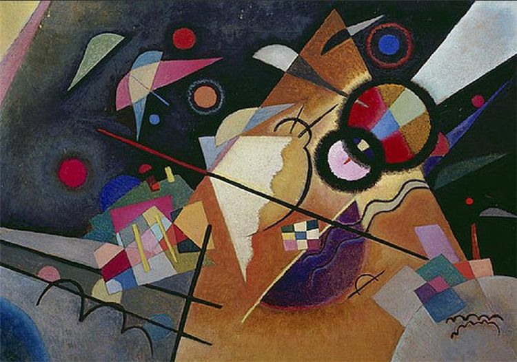 Yellow Top 1924 Wassily Kandinsky Abstract Oil Painting